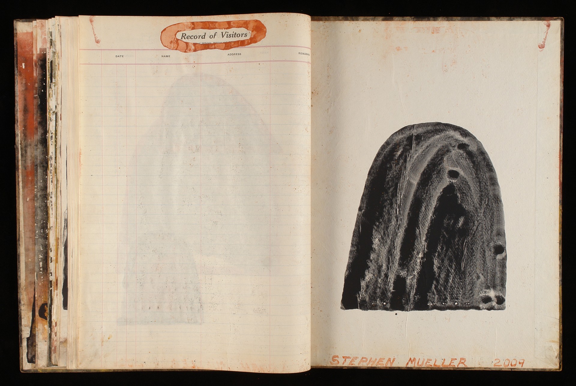 Record of Visitors (Title page)